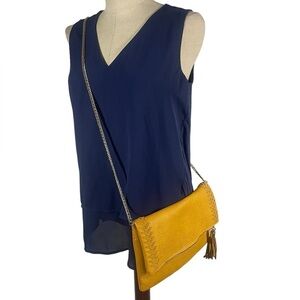 Moda Luxe Palermo Mustard Clutch